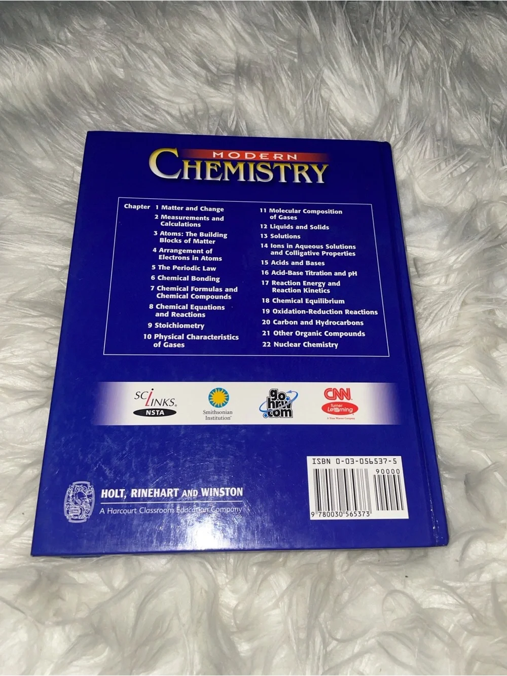 Modern Chemistry Holt Rinehart Winston Hardcover